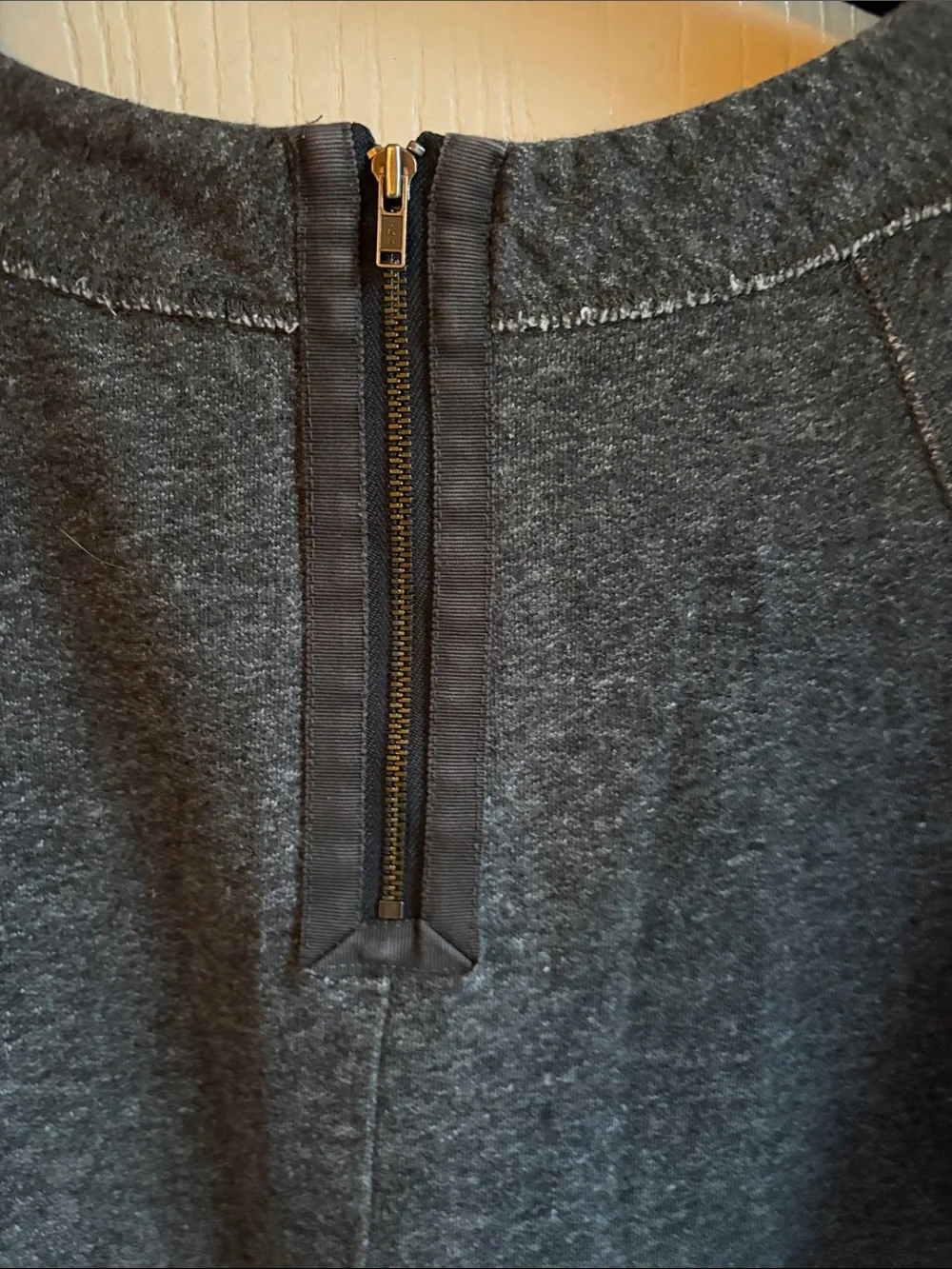 J. Crew Heather Gray Short Sleeve Tunic